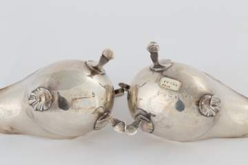 Pair of George Smith IV Sterling Silver Sauce Boats