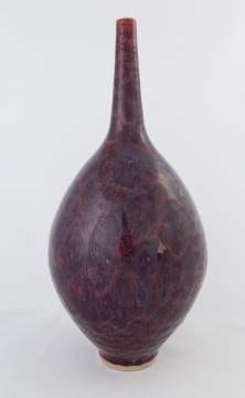 Brother Thomas (American, 1929-2007) Rouge Flambé Vase