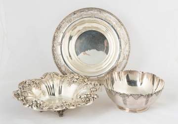 Three Sterling Silver Bowls