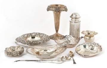 Group of Sterling Silver Table Articles