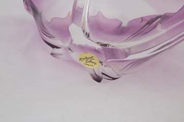 Steuben Amethyst Grotesque Bowl