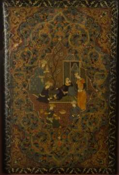Persian Painted and Lacquered Book Covers