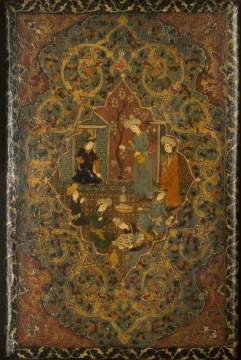 Persian Painted and Lacquered Book Covers