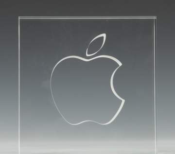 Steuben Limited Edition of Apple Computer Logo