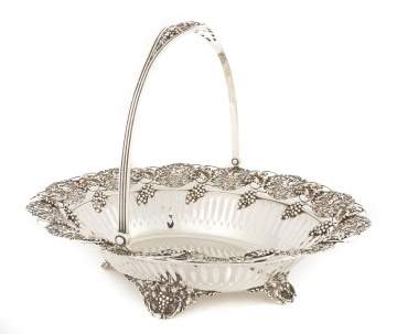 Sterling Silver Footed Cake Basket