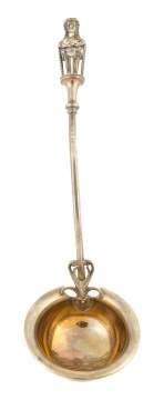 Sterling Silver Ladle with Victorian Ladies Head