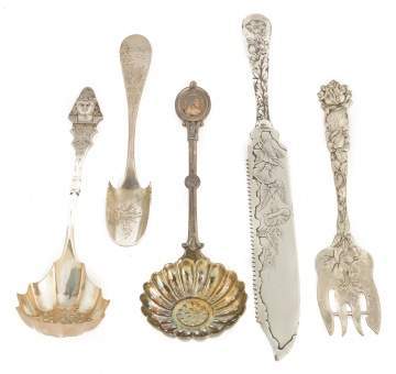 Group of Sterling Silver Serving Pieces