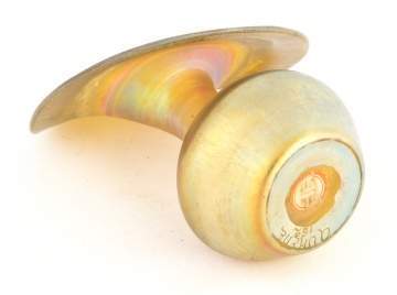 Steuben Aurene Miniature Jack in the Pulpit Vase