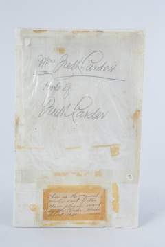 Plaster Cast of Mrs. Carder by Frederick Carder