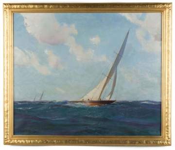 John P. Benson (American, 1865-1947) Sailboat
