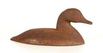 Vintage Iron Duck Decoy