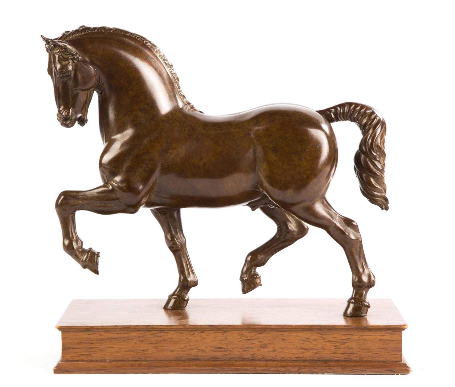 Da Vinci's Horse Bronze Model Sculpture Cottone Auctions