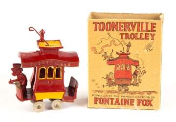 Dent Cast Iron Toonerville Trolley