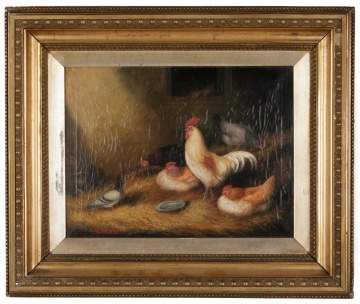 Two Oil on Canvas Paintings by M. Jackson