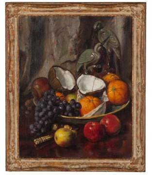 Willem Elisa Roelofs (Dutch 1874-1940) Fruit Still Life 