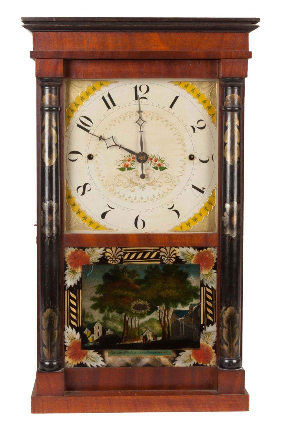 Norris North, Torrington, CT, Miniature Flattop Shelf Clock | Cottone ...
