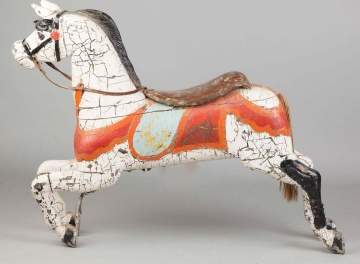 Charles Dare Carved and Painted Carousel Horse