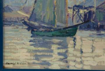 Harriet R. Lumis (American, 1870–1953) Harbor Scene