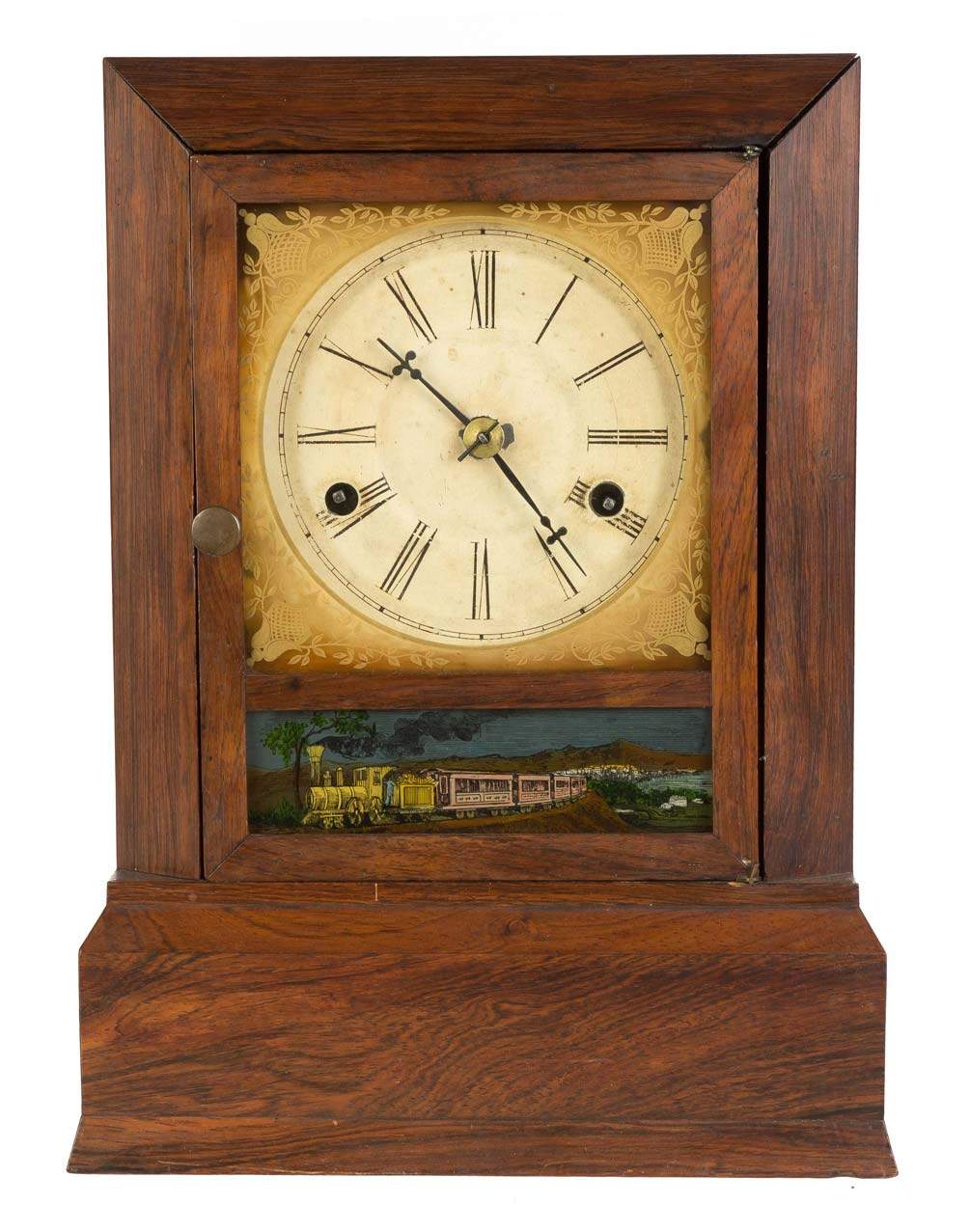 Atkins Whiting Roller Verge Miniature Cottage Clock | Cottone Auctions