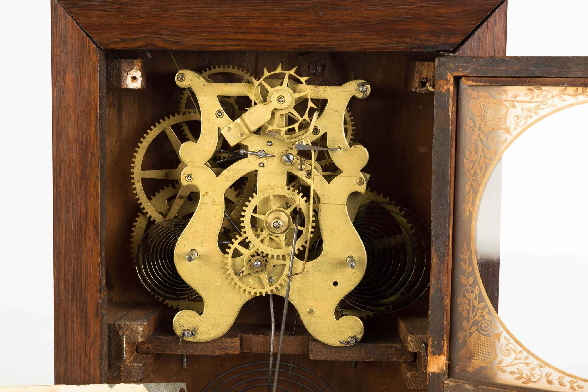 Atkins Whiting Roller Verge Miniature Cottage Clock | Cottone Auctions