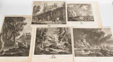 Group of 18 Early Engravings