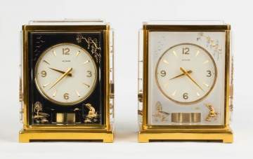 Le Coultre Atmos Clock with Asian Motif