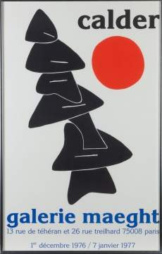 Alexander Calder (American, 1898-1976) "Sun  Mobile" Poster