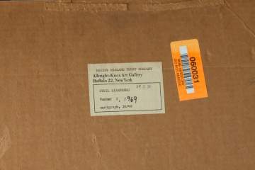 Cyril Lixenberg (Dutch, 1932-2015 ) "Number 2" and  George Nama (American, born 1939) "Computer  Landscapes #5"