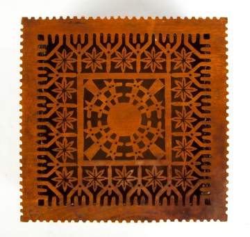 Pierced Carved Wood Box