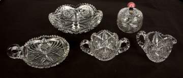 Group of Cut Glass