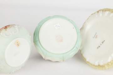 Group of Wave Crest and Pairpont Covered Jars