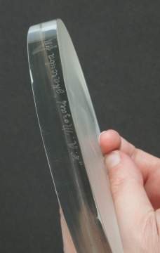 Jiri Harcuba Engraved Plaque