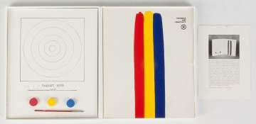 Jasper Johns (American, b. 1930) Target, offset   Lithograph
