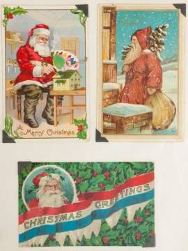 Group of Vintage Christmas Postcards