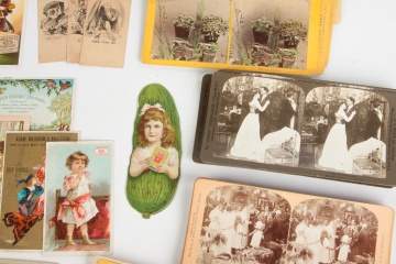 Group of Vintage Stereography & Advertisements