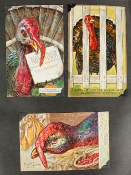 Group of Vintage Thanksgiving Postcards