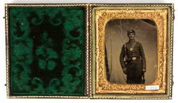 Tintype of Civil War Soldier