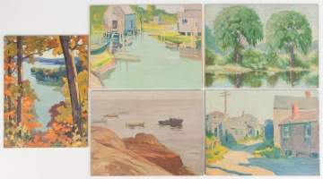 Group of Clifford Ulp (American, 1885–1958)   Paintings