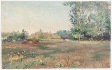 School of Theodore Robinson (American, 1852-1896)   Landscape