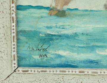 Fernando A. Carter (American, 1855-1931) Seascape