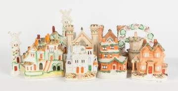 Group of Staffordshire Cottages & Castles