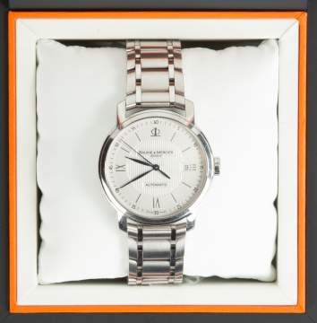  Baume & Mercier Stainless Steel Classima  Executive Watch