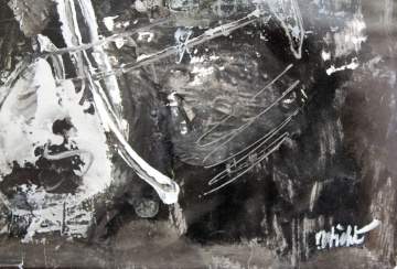 John von Wicht (American, 1888-1970) Mixed Media  on paper