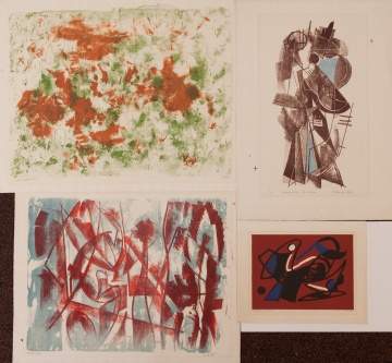 John von Wicht (American, 1888-1970) Lithographs