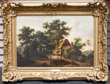 Attr. Robert Ladbrooke (1770-1812) Landscape  Painting