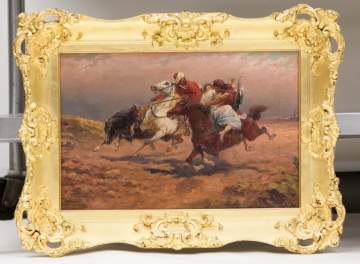 19th Century Middle Eastern Scene Painting