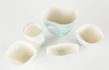 Sasha Wardell (Born 1956) Five Vases