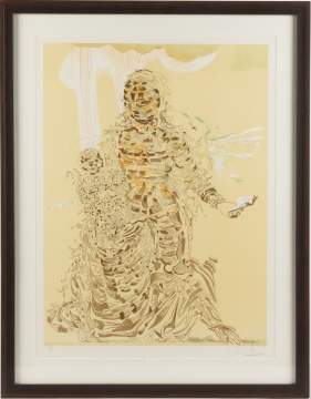 Salvador Dali (Spanish, 1904-1989) "Exploding Madonna" Lithograph