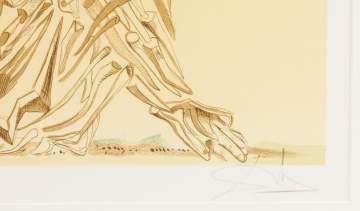 Salvador Dali (Spanish, 1904-1989) "Exploding Madonna" Lithograph