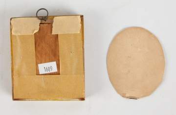 Two Early 19th Century Watercolor Portraits